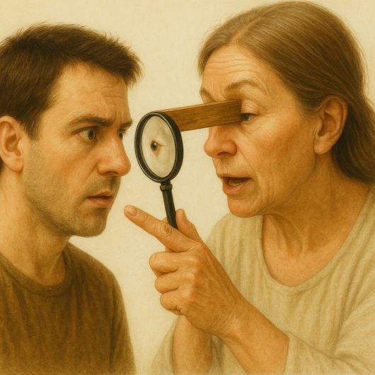 Balken im Auge Balken im Auge