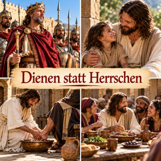 Christus herrscht nicht, sondern dient