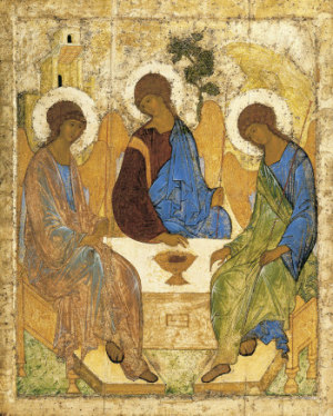Dreifaltigkeit Andrei Rubljow, Dreifaltigkeit