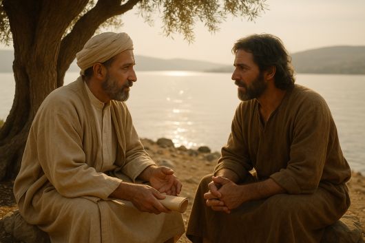 Drei Jahre später - ein Gespräch am Ufer