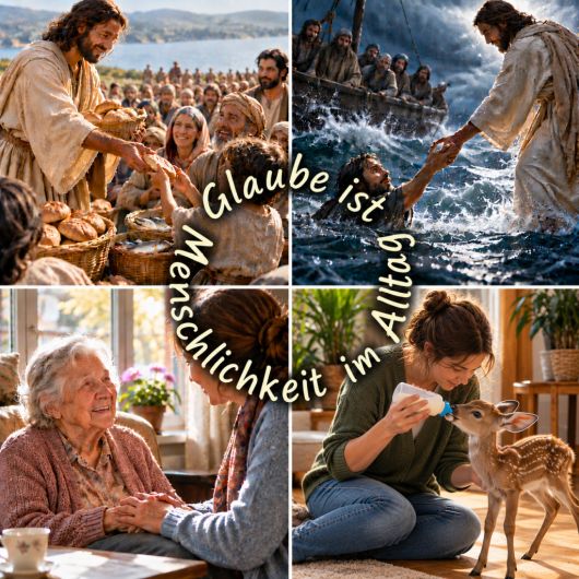 Glaube ist Menschlichkeit mitten im Alltag