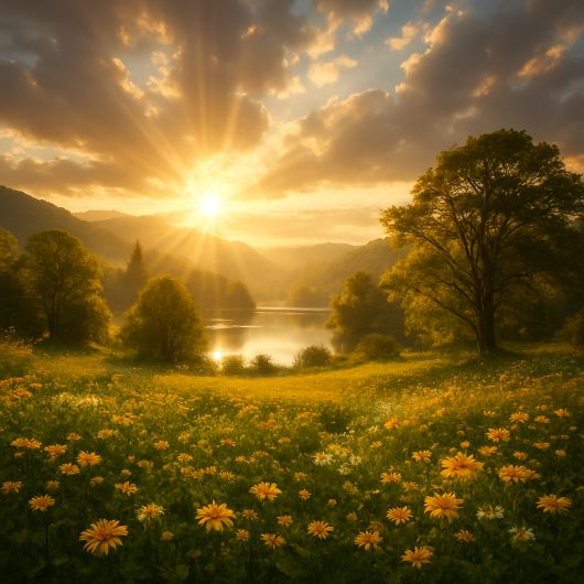 Gottes Licht, Schönheit. Harmonie, Herrlichkeit - spiegelt sich in wunderschöner Natur Gottes Licht, Schönheit. Harmonie, Herrlichkeit - spiegelt sich in wunderschöner Natur