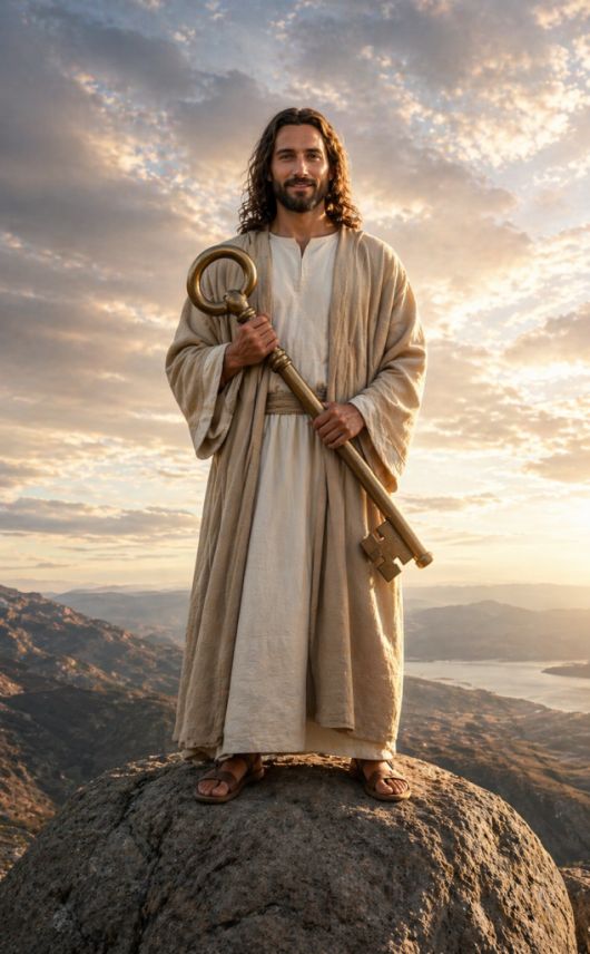 Jesus f&uuml;r uns Fels und Schl&uuml;ssel