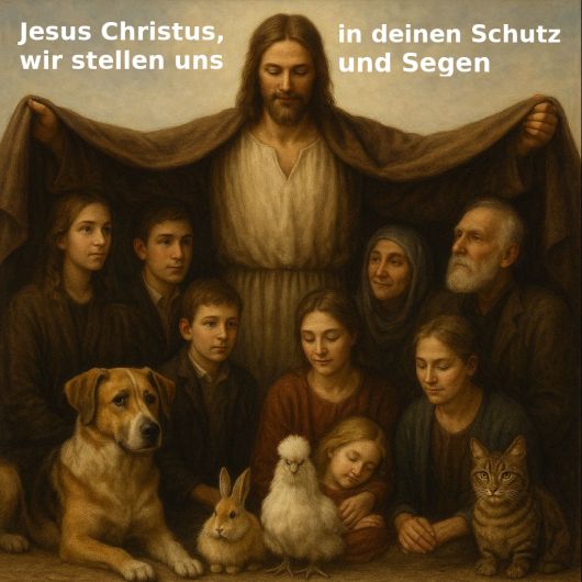 Schutzmantel-Christus