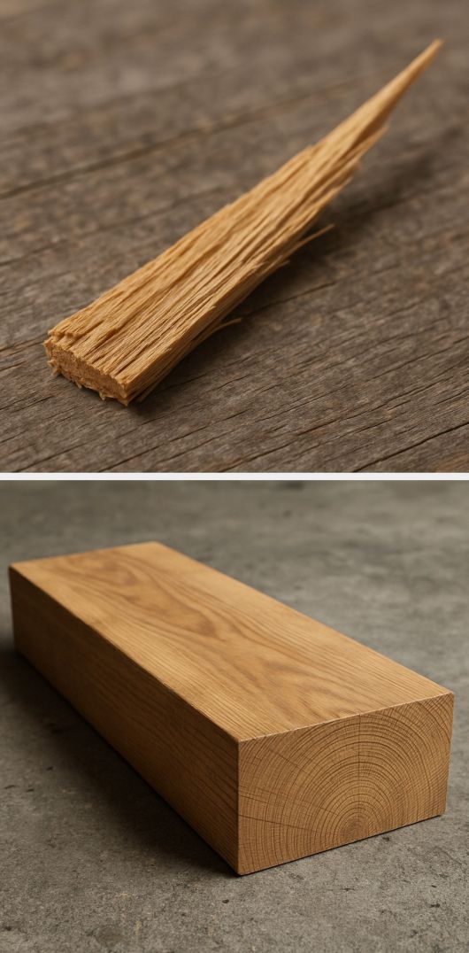 Splitter und Balken Splitter und Balken