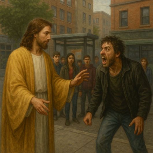Verstumme, negativer Geist, und fahre aus von ihm! Verstumme, negativer Geist, und fahre aus von ihm!