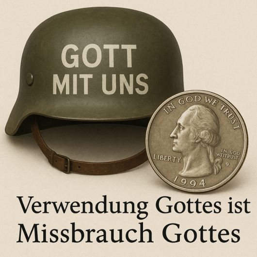 Verwendung Gottes ist Missbrauch Gottes