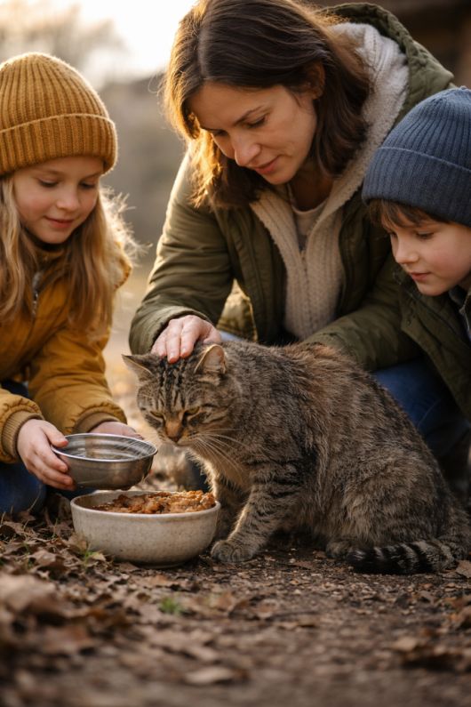 Wer einem der Kleinen hilft