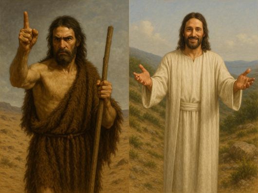 Zwei Stimmen zur Umkehr - Johannes der Täufer und Jesus